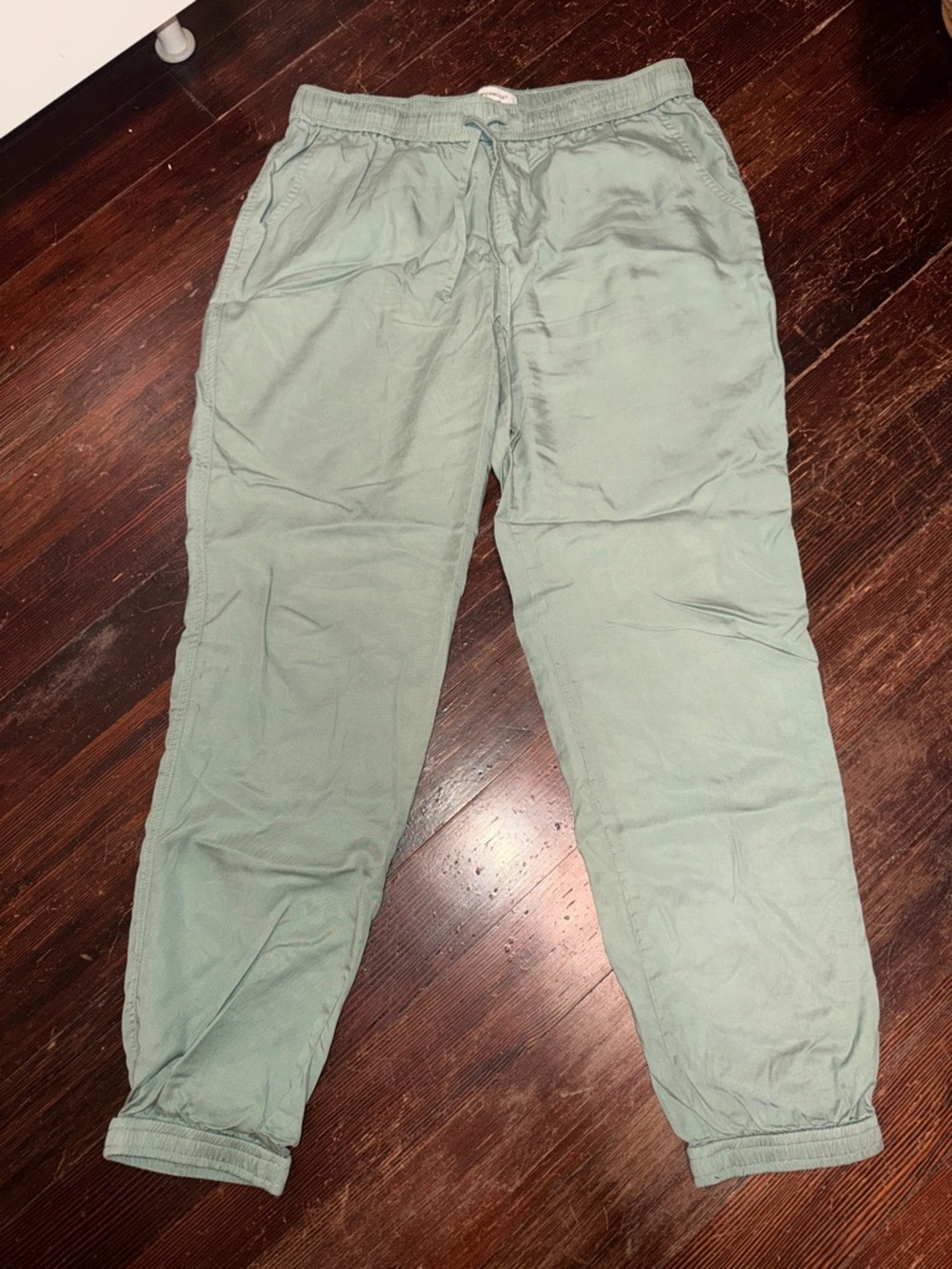 Women’s Casual Drawstring Jogger Pants - Sage Green